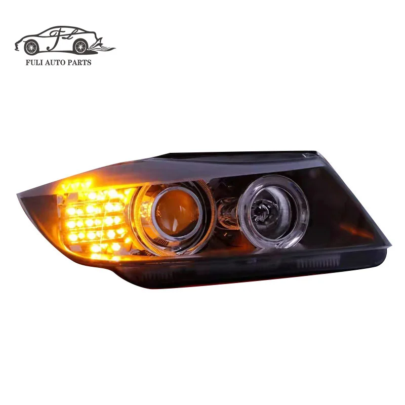 FULI Led headlight assembly For BMW 3 Series E90 318 320 325i modified LED angel eye bulb daytime running light