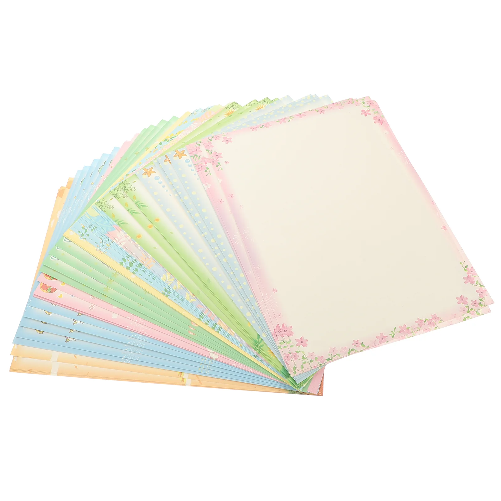 50 Sheets Pastels A4 Lace Computer Paper Color Copy Painting Printing 1 Pack (50pcs) Copier Delicate Construction