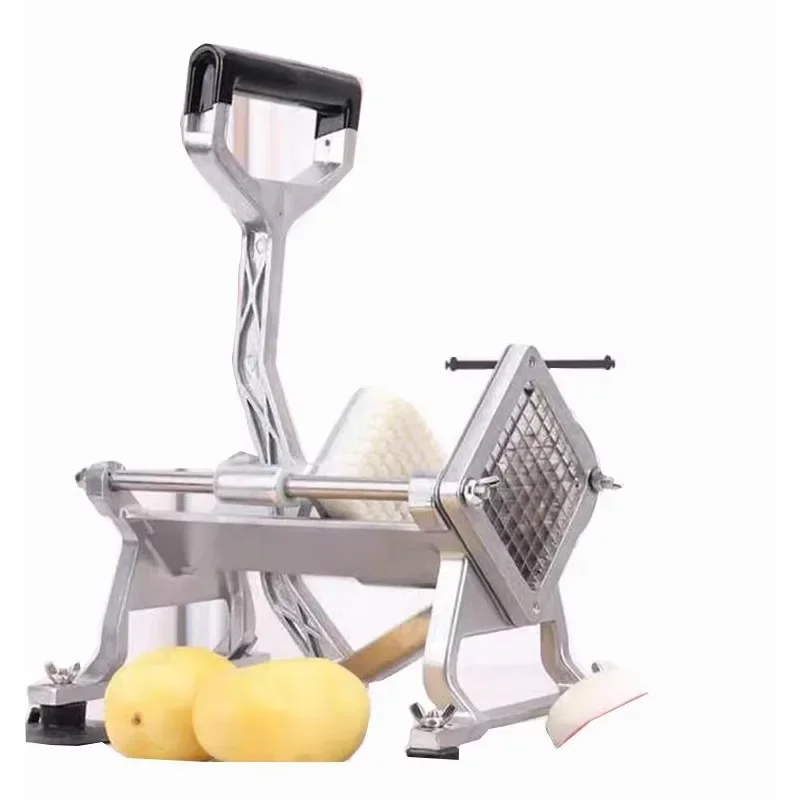 French Fried Vegetable Cutter with Stainless Steel Body and Knives New Conditions for Restaurant and Farm Use