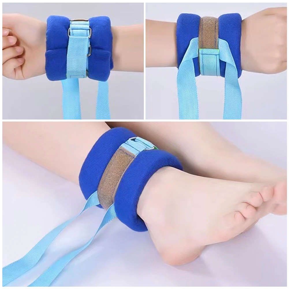 

1 шт., удерживающий ремень для конечностей пациентов, фиксирующий пояс для лодыжки на запястье, пояс для фиксации лежачего пациента, реабилитационный бандаж