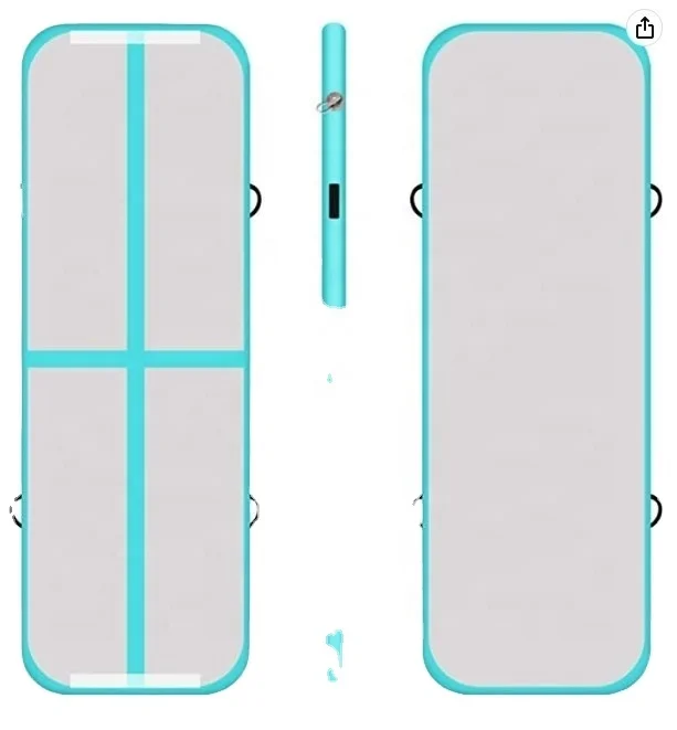 Portable Inflatable Air Tumble Track Gym Mat Yoga Mat for Kids Jump Roll Exercise