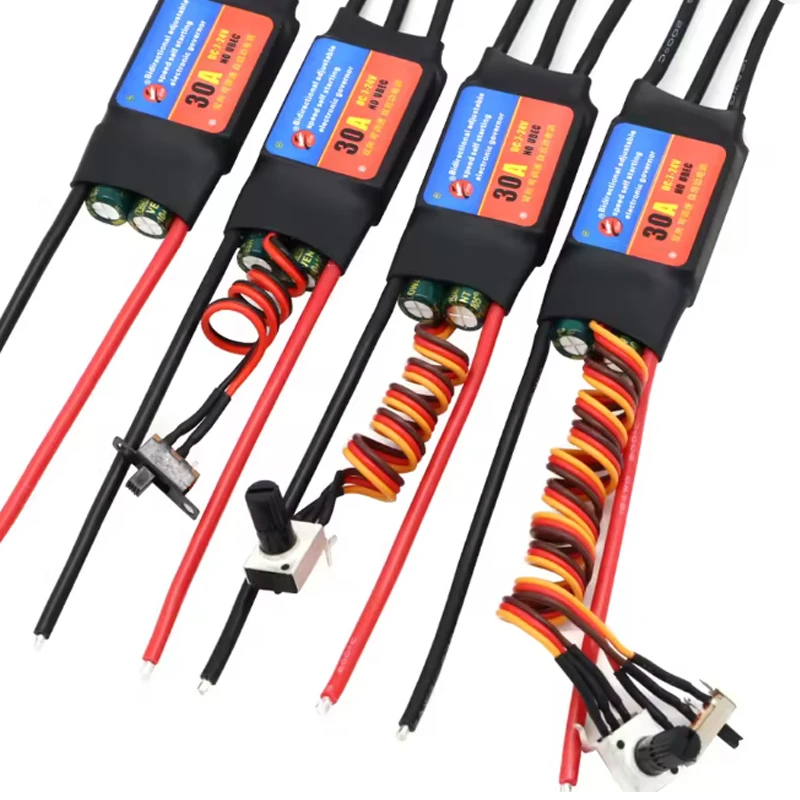 ZMR 2-6S 30A 60A ESC Bidirektionaler selbststartender bürstenloser elektrischer Geschwindigkeitsregler ESC für Heimwerkerwerkzeuge