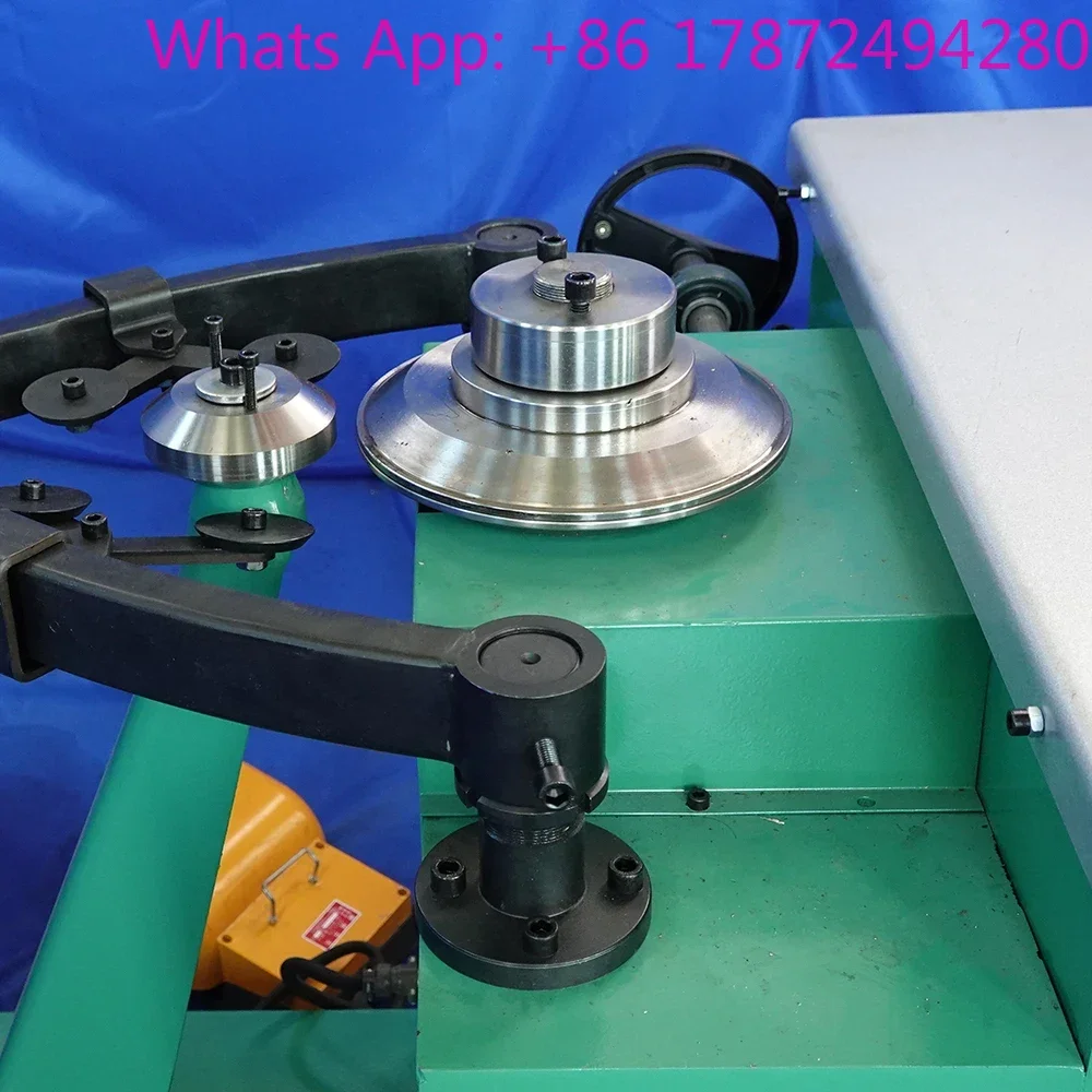 Elbow Reducers Forming Machine seaming the edge of segments to build elbows