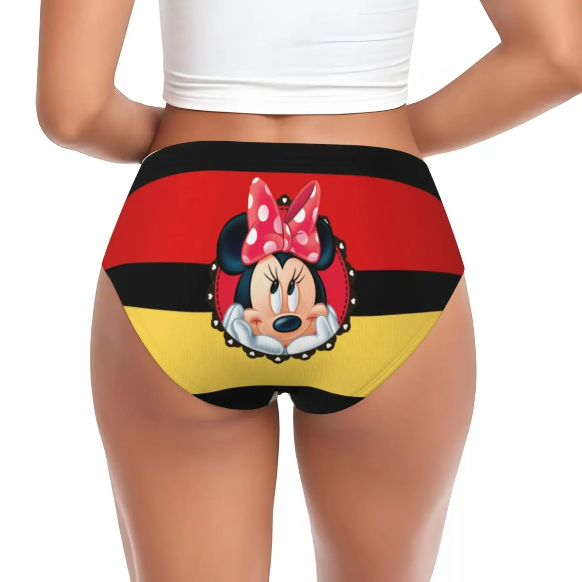 Women's Kawaii Underwear Brief Minnie Mouse Accessories Soft Ladies Panties Briefs