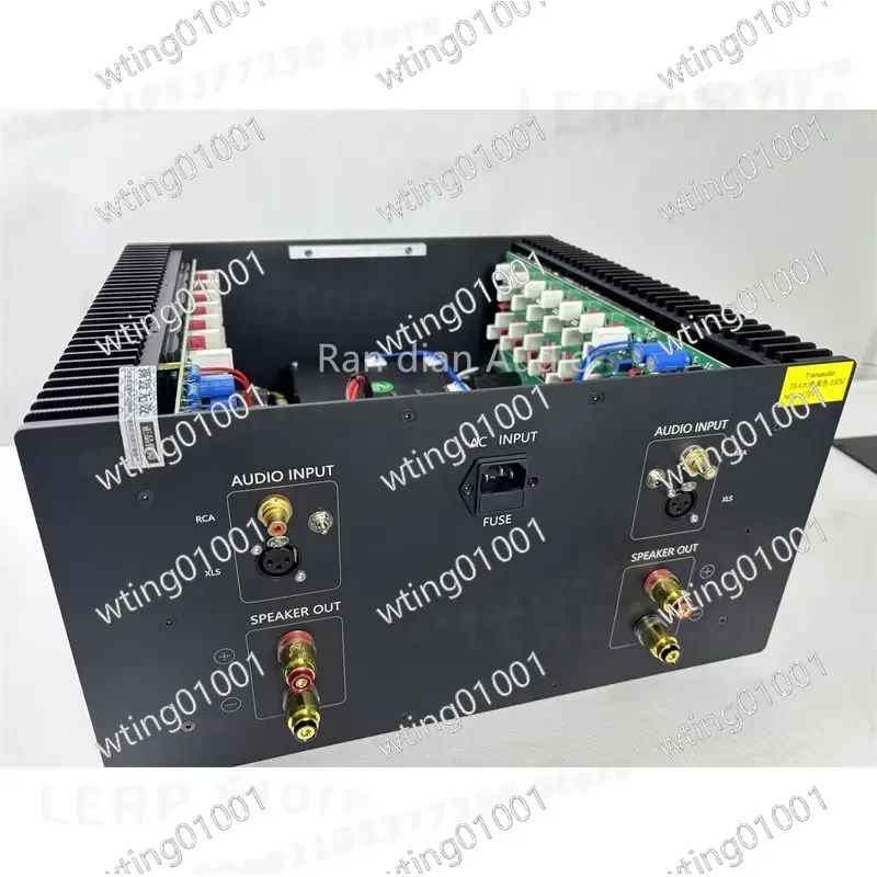 for MASTER T9.4 225W Dual Channel Class AB Hifi Power Amp Balanced RCA XLR Input Fully Symmetrical X-Amp Design High Fidelity