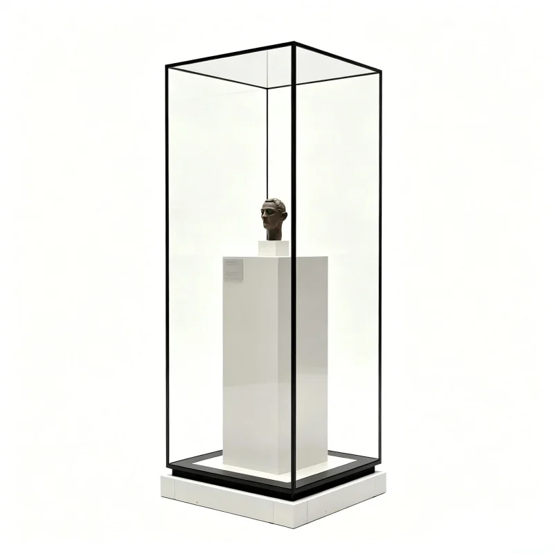 custom.Luxury Exhibition Shopping Window Museum Stand Glass Showcase