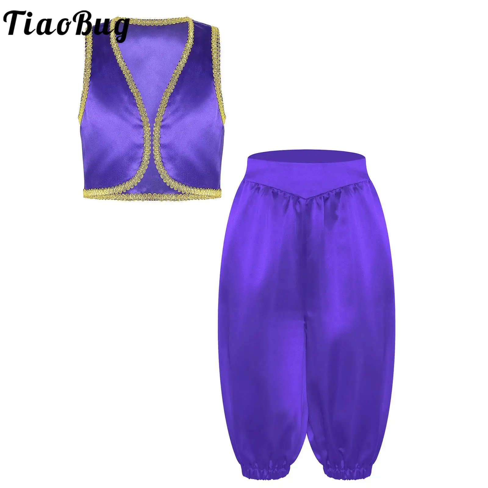 Disfraz de Príncipe para Niños, Ropa de Halloween, Conjunto de Vestir con Chaleco y Pantalones Capri para Fiestas Temáticas de Carnaval y Actuaciones