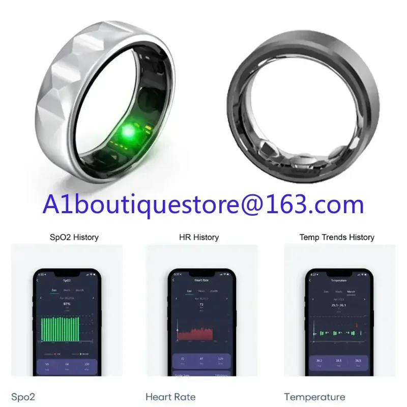 2023 New Design Tasbeeh Ring Counter 2301 App Smart Ring for Android IOS Phones