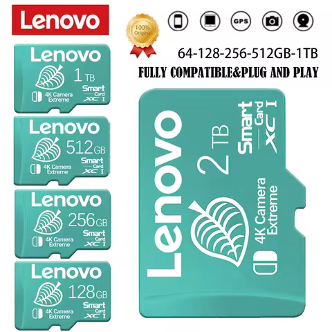 Lenovo U3 V30 Memory Card A2 Micro TF SD Card 2TB High Speed SD Card Cartao De Memoria 512GB For Nintendo Switch Steam Deck