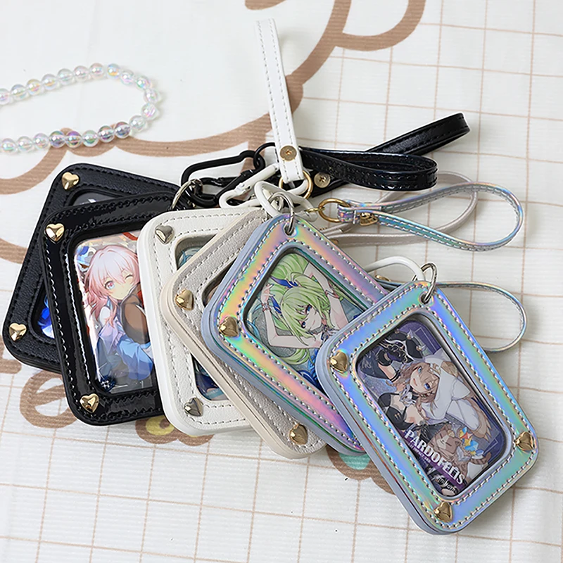 Long Pin Case Protective for Anime Ita Bag Accessories Girl Anime DIY Pins Display Decoration Multiple PVC Case Keychains