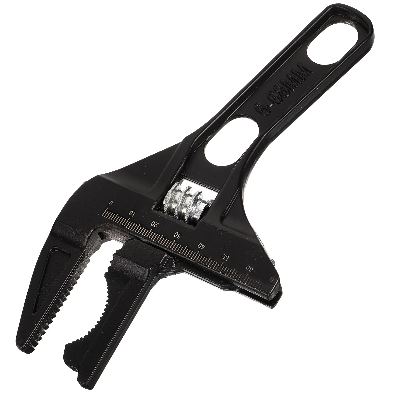 مفتاح ربط سباكة احترافي خفيف الوزن ومقاوم للصدأ لإصلاح حوض خط الأنابيب وصيانة المنزل وفتحة كبيرة