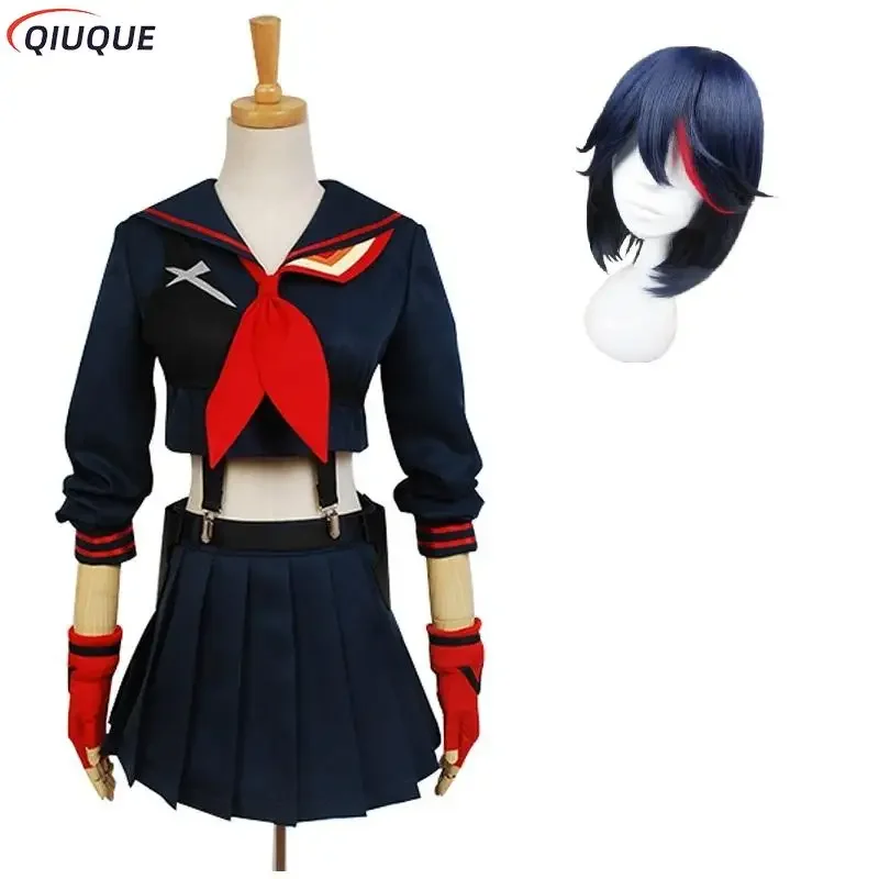 Disfraz de Anime japonés KILL La KILL, disfraz de Ryuko Matoi, Disfraces de Halloween, uniforme de fiesta para mujeres y niñas, hecho a medida