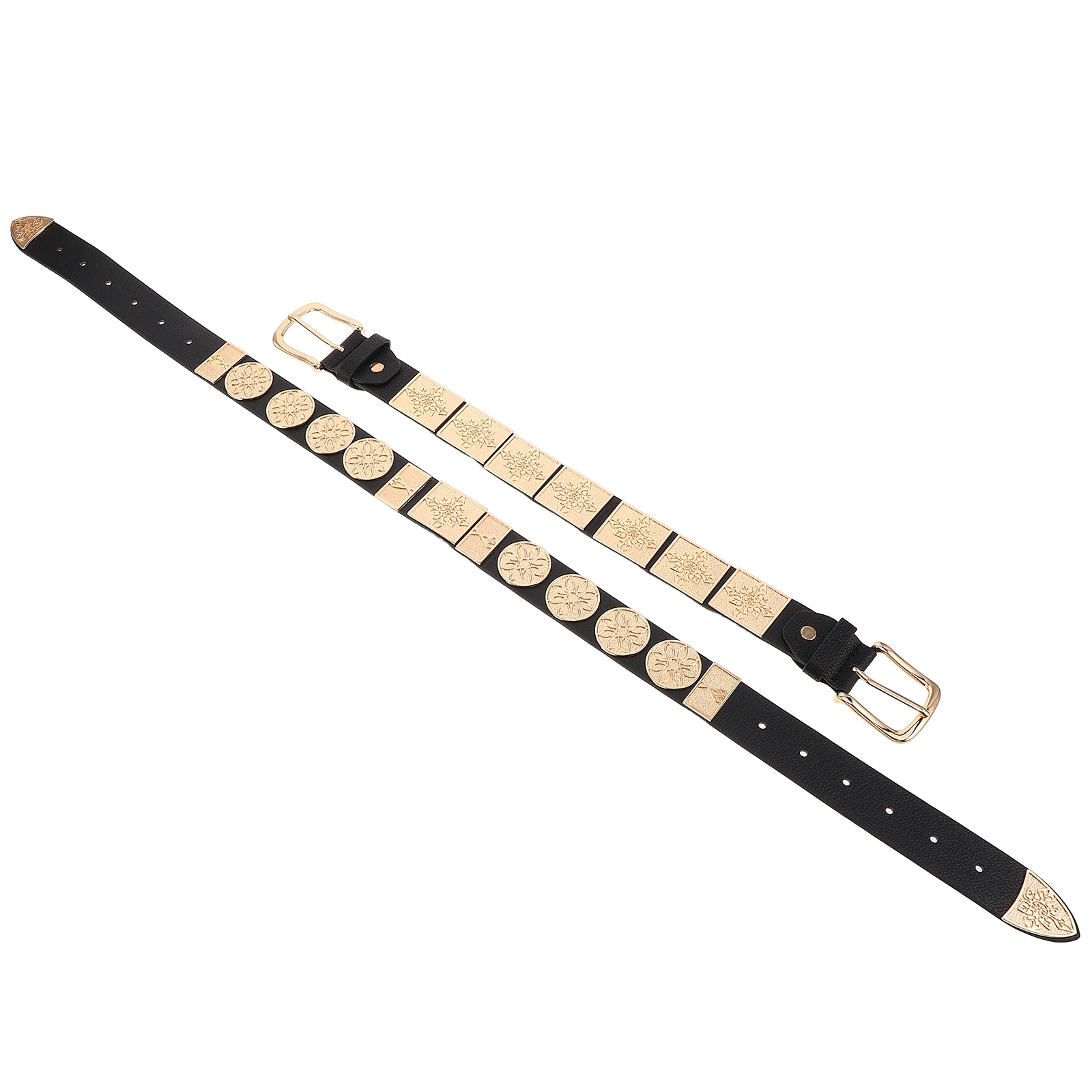 

Hanfu Women Waist Decorative Double Buckle Retro Chinese Fashion Sash Cosplay Belt for Traditional Party Costume Wear Adjustable