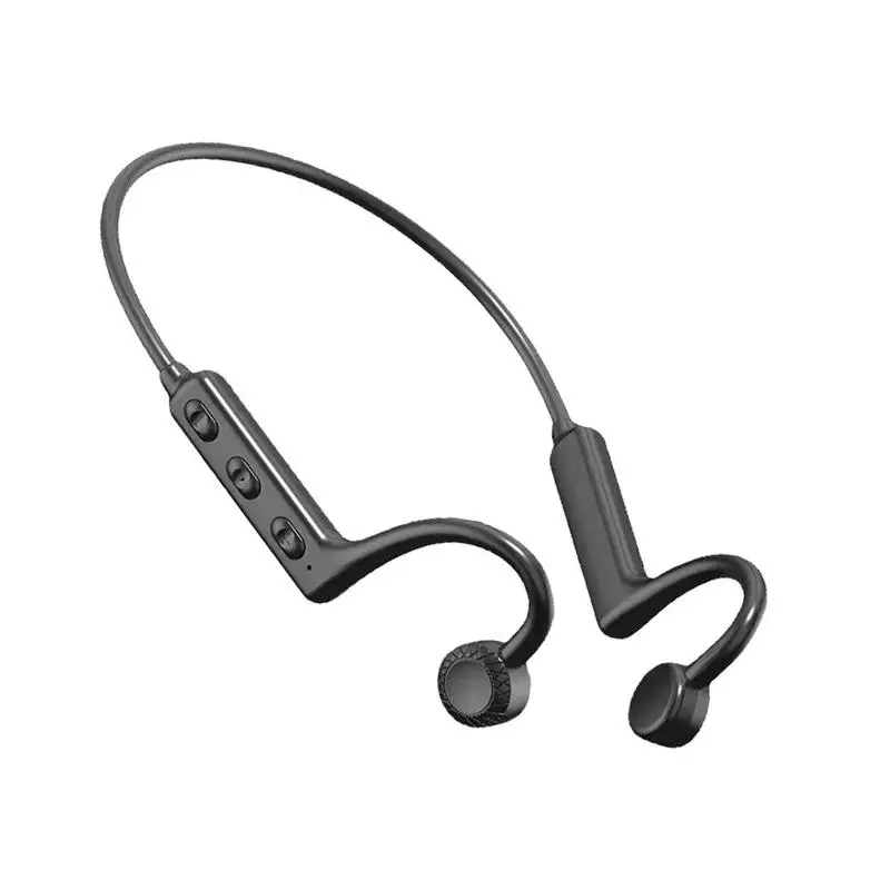 Fones de ouvido de condução óssea pescoço pendurado fone de ouvido sem fio adequado para ciclismo correndo caminhadas mochila fitness yoga