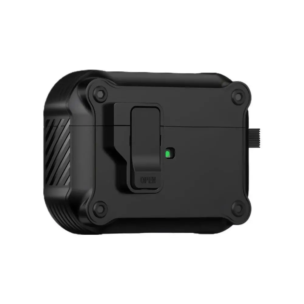 High-strength PC Flexible TPU Protective Case For AirPods Pro 3 Protective Case Perfect Fit Shockproof Hook Protective Case