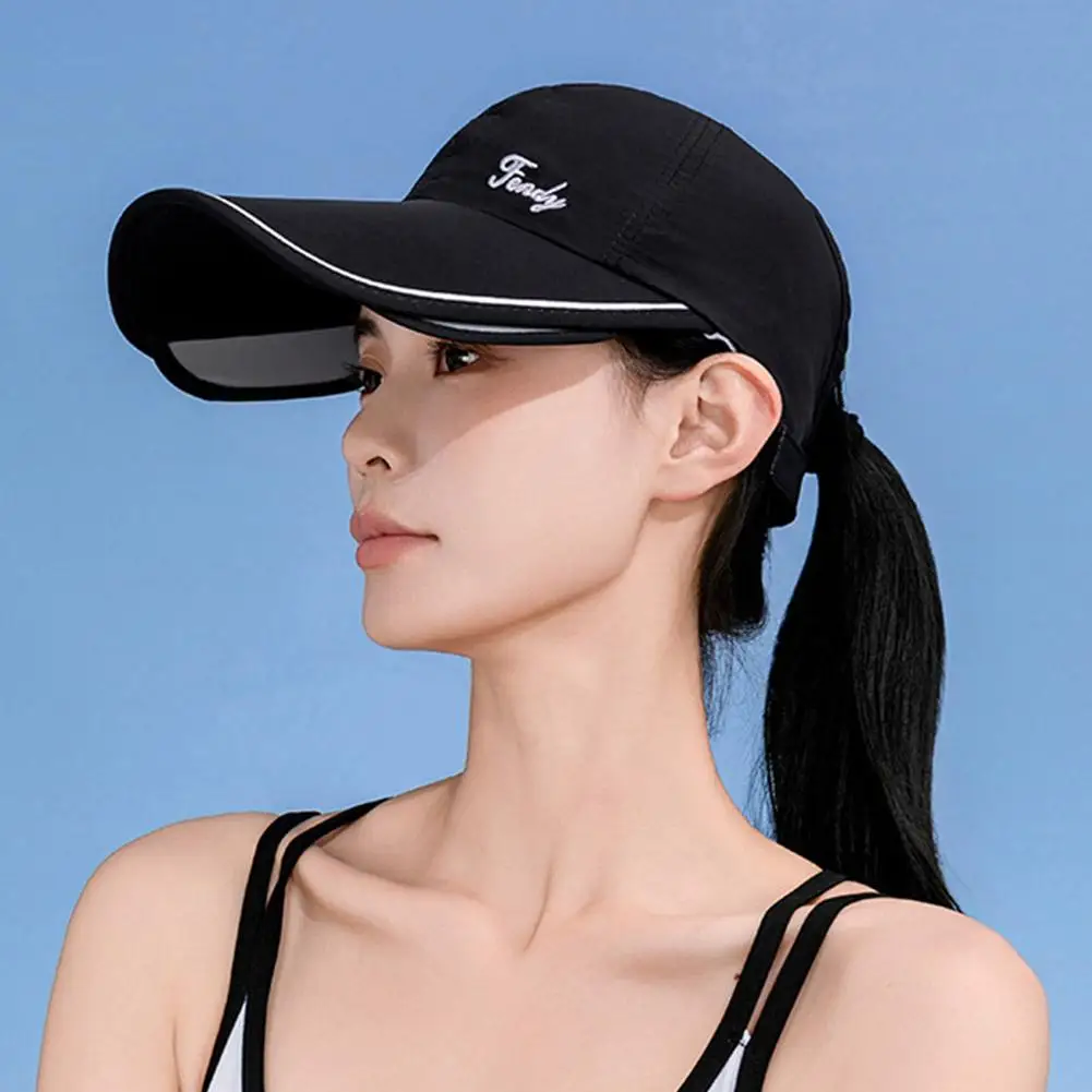 

New Scalable Hats Summer men & women's Retractable Fashion Sunblock Baseball Sun Fishing Outdoor S6P4