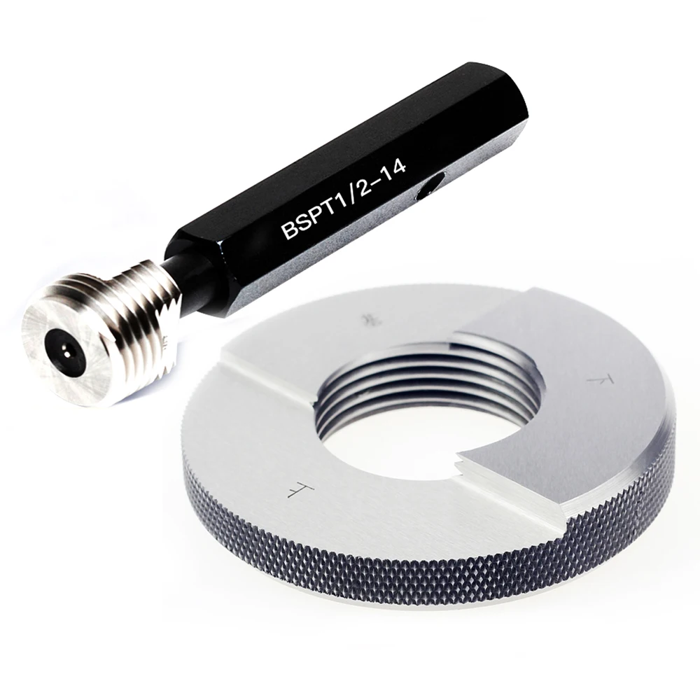 Bspt Cônico Tubo Thread Plug Gauge Tubo Thread Ring Gauges Ferramenta de Detecção de Gage Bspt 111 2-11