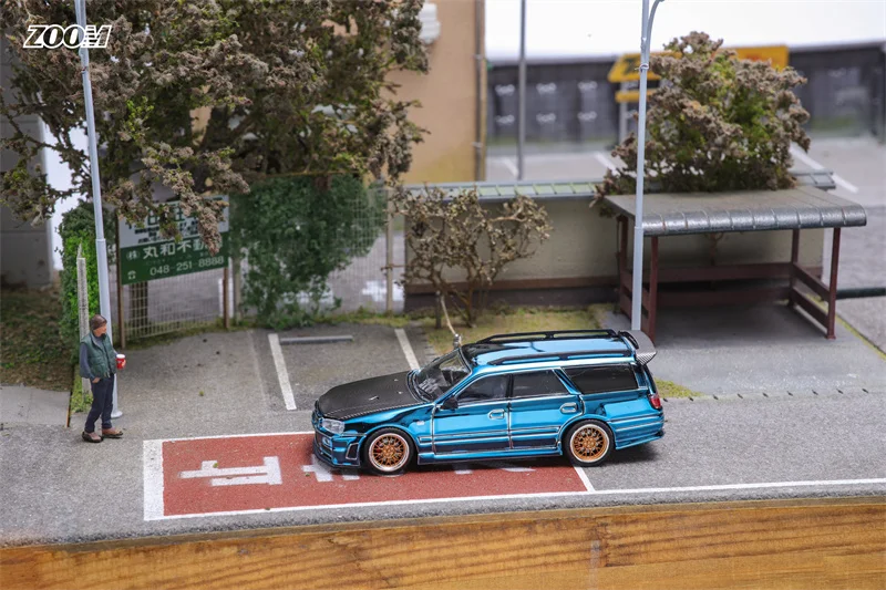 ZOOM 1:64 R34 Stagea WC34 260RS Diecast Model Car