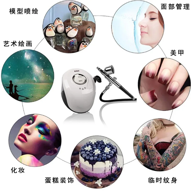 Universe Grocery Store Miniature Desktop Air Pump Set Oxygen Injection Meter Household Hydrating Meter, Inkjet Tool, Tattoo Tool