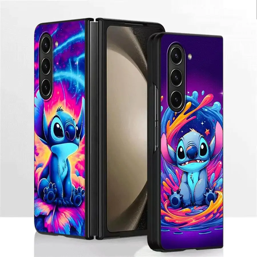 Чехол для телефона с рисунком Disney Stitch для Samsung Galaxy ZFold4 ZFold7 ZFold6 ZFold5 ZFold3 Z Fold 7 6 5 4 3