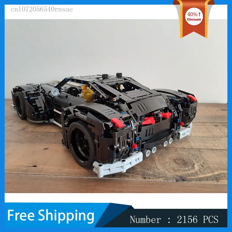 MOC Bausteine Technologie Racing DIY Ziegel Stadt Sport Auto 2156 Teile Montieren Spielzeug Geburtstag Geschenk Weihnachten Geschenk