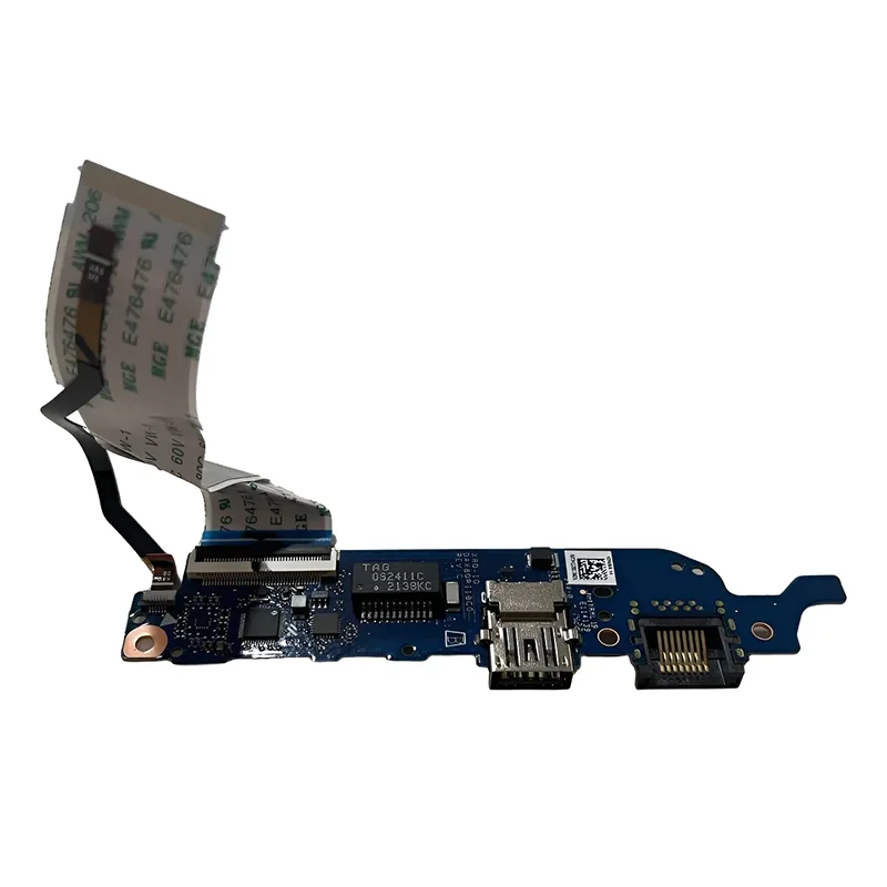 USB IO ETHERNET Board With Flex Cable For HP ProBook 440 G8  450 G8 5CD21740DN  M21712-001