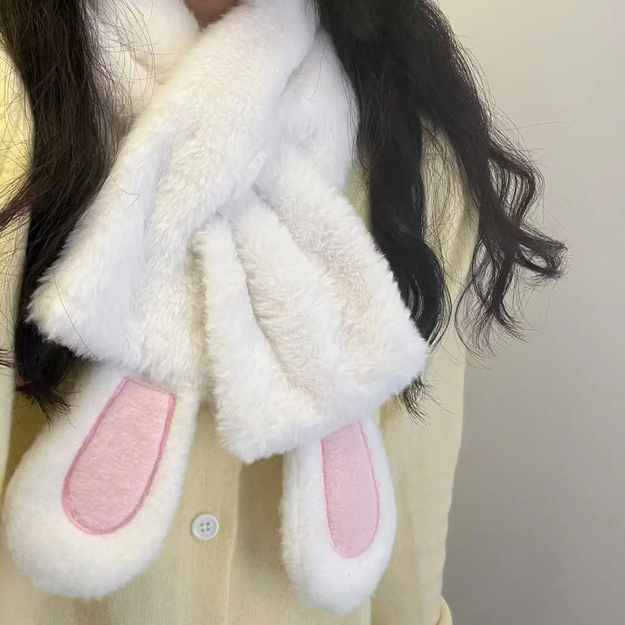 japones-kawaii-cachecol-design-cor-pura-cachecois-y2k-outono-inverno-bonito-manter-quente-cachecol-subcultura-acessorios