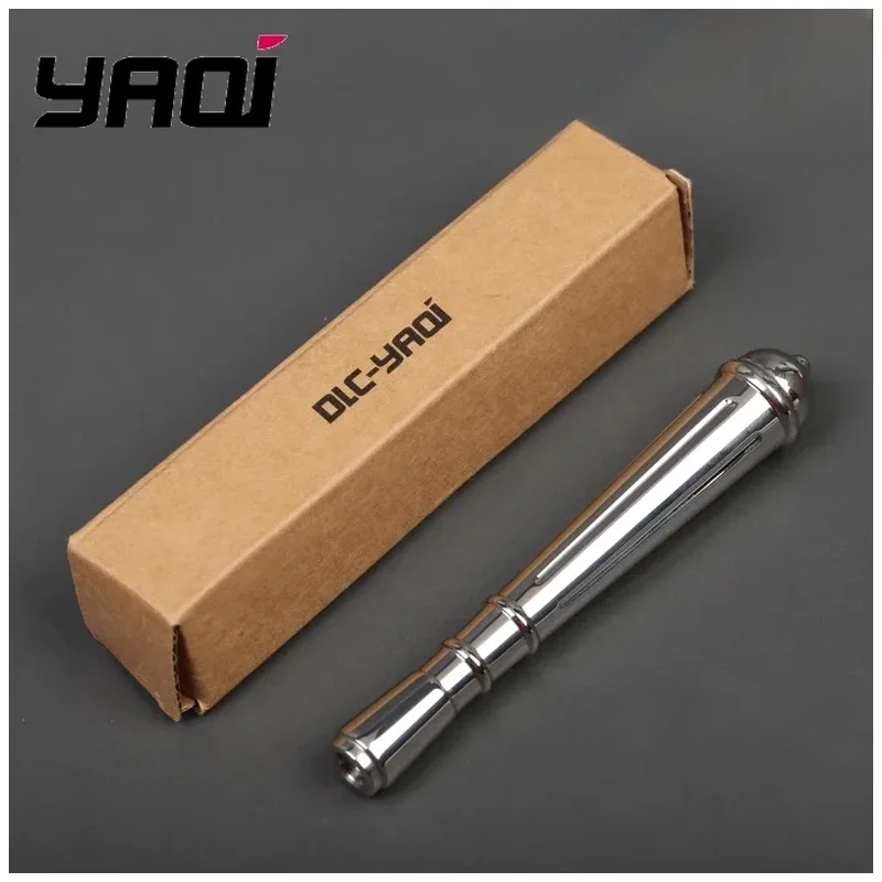 Yaqi Razor HandleTeardrop Polished Stainless Steel Men Safety Beard Shaver Handle Collectibles Birthday Gift For Boyfriend 2026