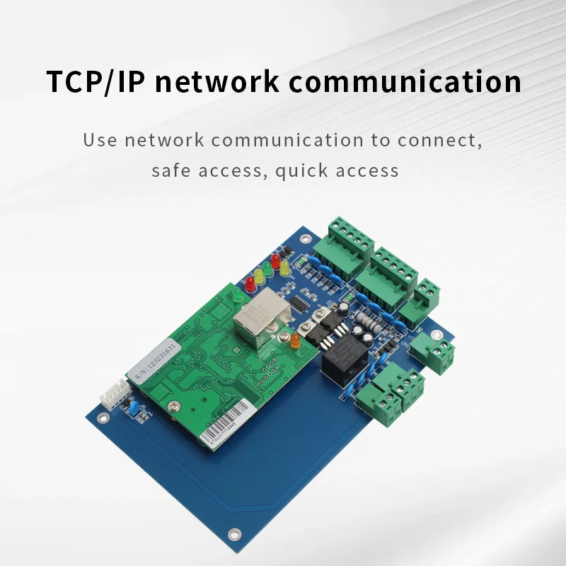 Smart Wiegand Network Access Controller Software Netwerkcommunicatie TCP/IP Toegangscontrolesysteempaneel met enkele deur