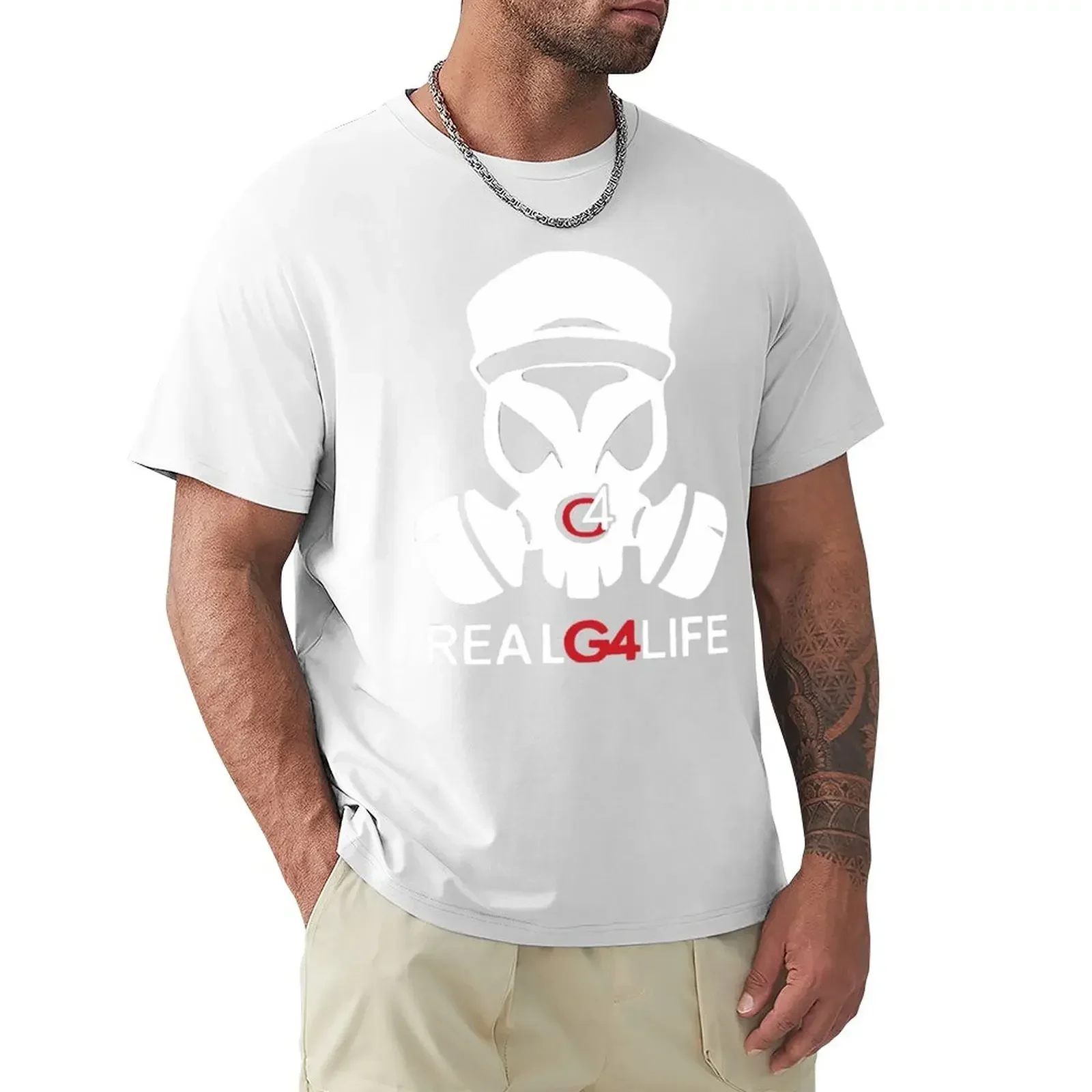 نموذج جديد لعام 2025 تي شيرت تدفق الملابس اللطيفة رسومات سامية للرجال تي شيرت أبيض رسومات جمركية تصميم تي شيرت خاص للرجال