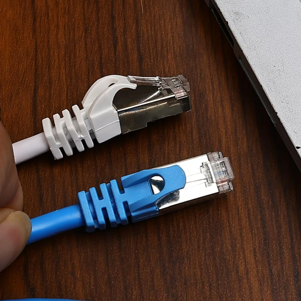5M 1000Mbps Flat Internet Network Cables Cat 6A Ethernet Cable Cat6a Ethernet Patch Cable Computer LAN Cable RJ45 Crystal Head