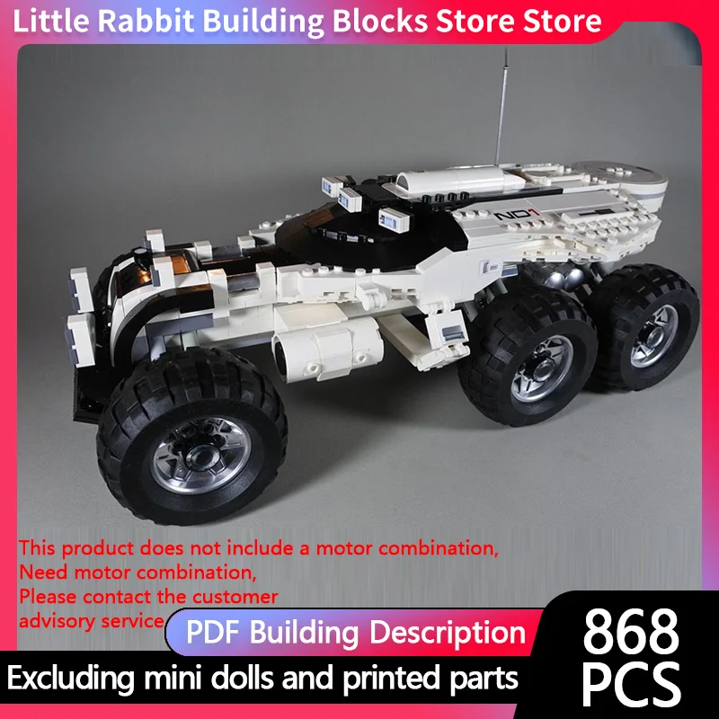 Popular Game Model MOC Building Bricks All-Terrain Land Vehicle Modular Technology Children Holiday Gifts Assemble Toys Suit