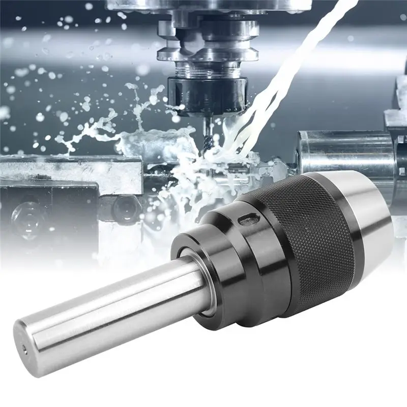 A84X-Straight Shank Drill Collet, Drill Chuck Automatically Fasten The Keyless Device,For Industrial Processing