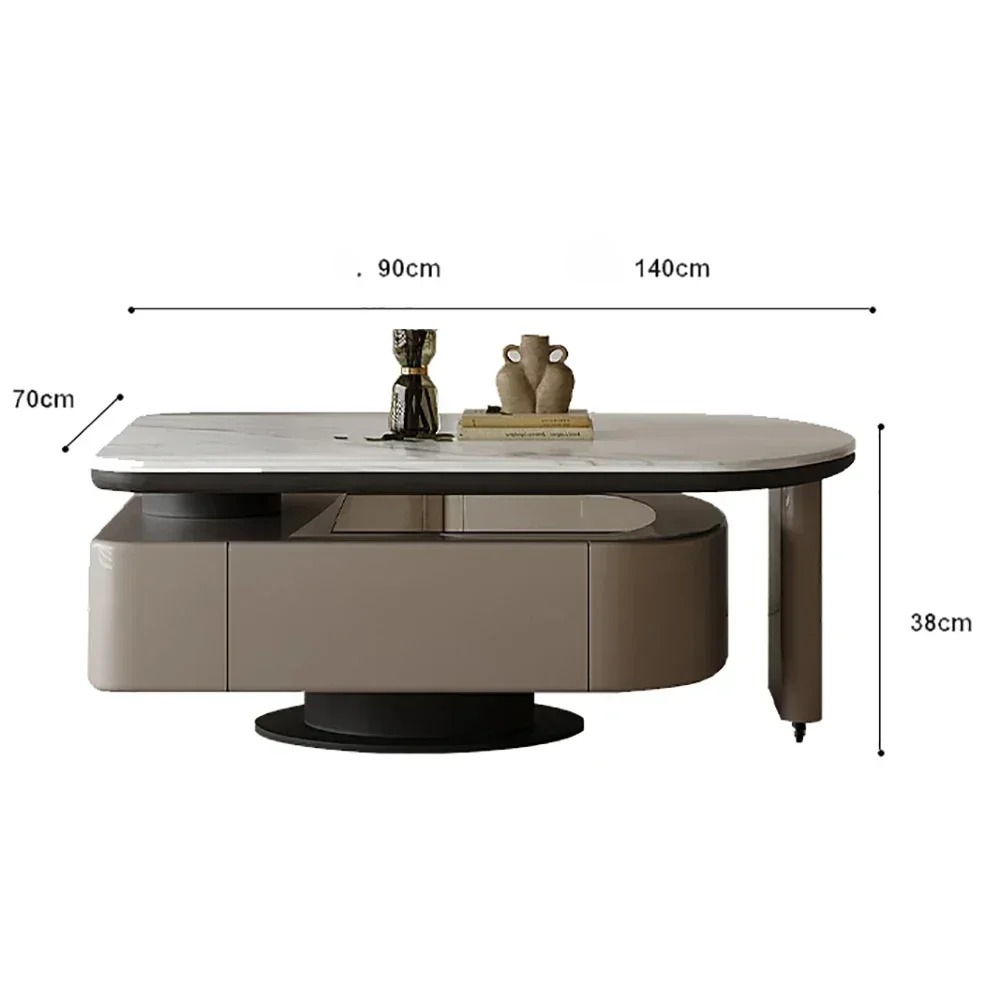 Nordic Trendy Coffee Table Luxury Minimalist Aesthetic Modern Coffee Table Elegant Premium Table Basse De Salon Home Furniture