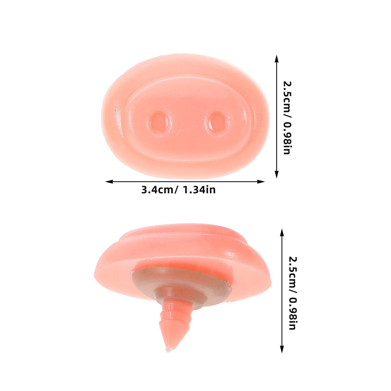 30 Sets Schweinenase-DIY-Set zum Basteln von Tieren, ausreichende Menge für mehrere Projekte, praktisches Ersatzdesign