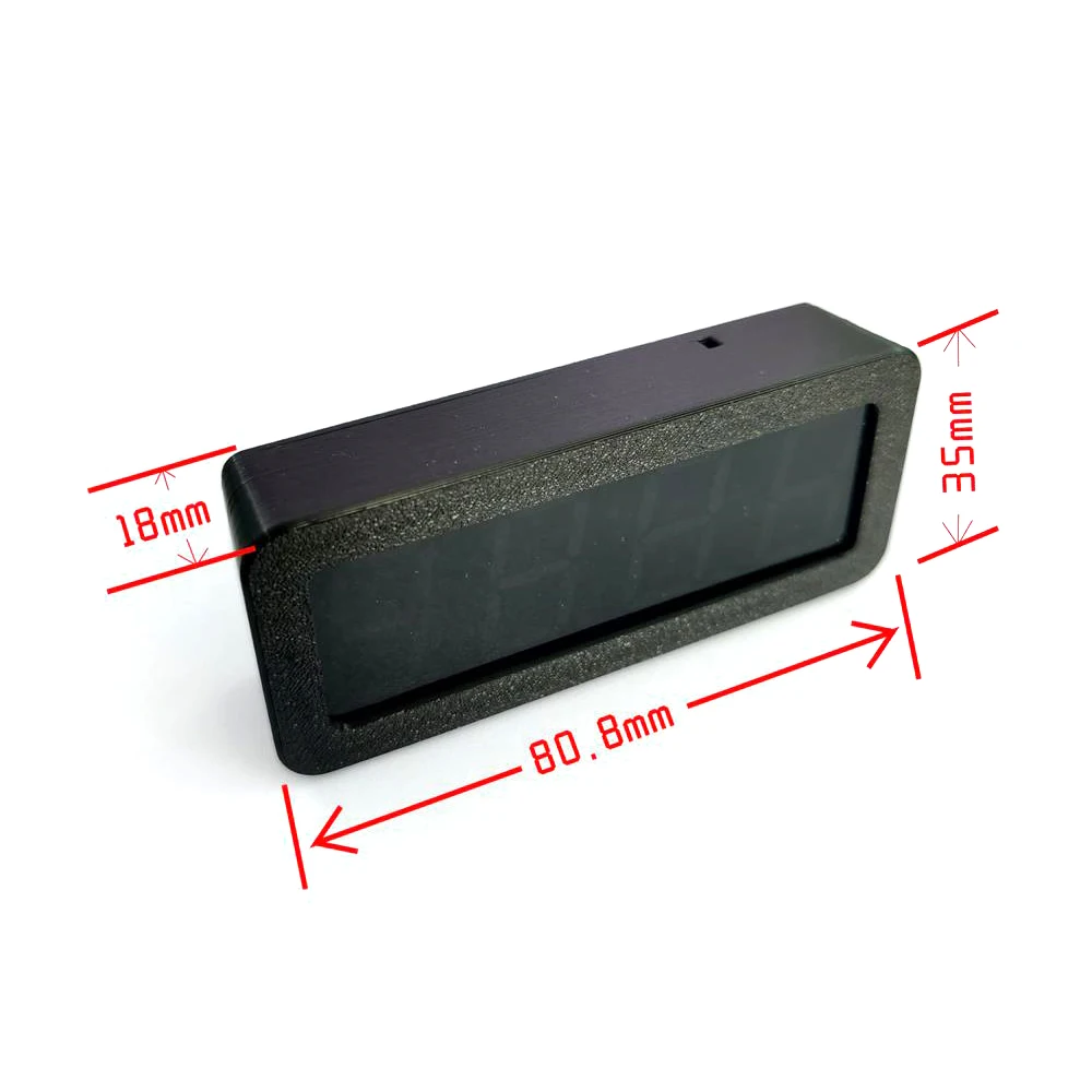 GPS/Beidou Satellite Timing Car Clock Automatic Synchronization Time Display LED Electronic Digital Clock 12/24 Hours USB 5V 12V