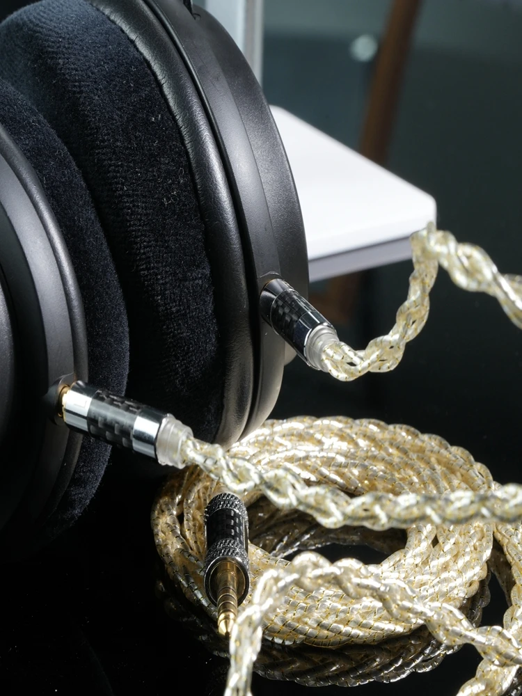 Kabel do słuchawek IvipQ-336 Signature z wtykami 6.35mm/4.4mm/MMCX/0.78mm 2Pin do N5005 IE900 HD650 HD800 HIFIMAN ANANDA — zdjęcie produktu 7