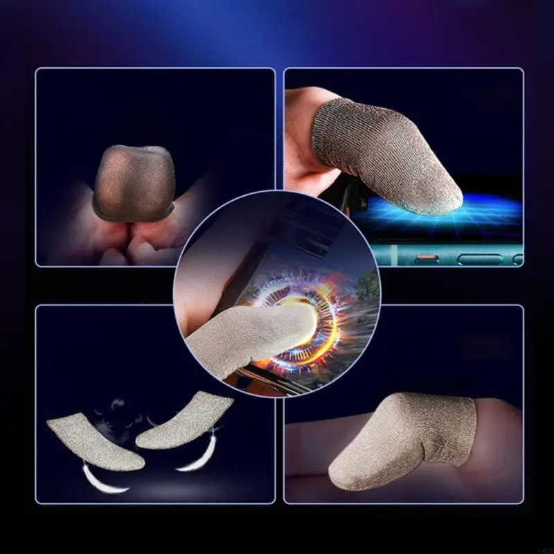 Y8AC 2PCS GAMING DIGH SLUVE TOQUECELCENDO PARA PARA DEPORME