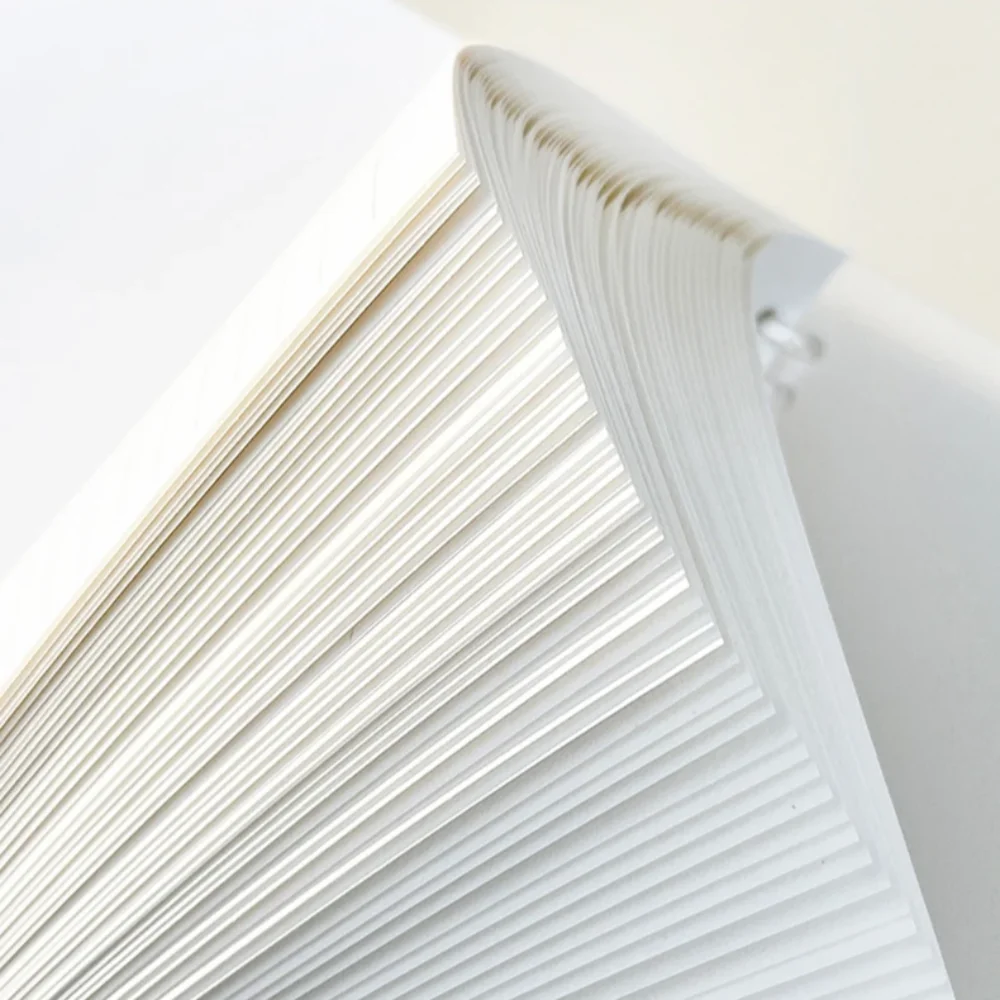 Simple Stationery A5/B5 Binder Notebook Horizontal Line Gradient Color Kawaii Loose-Leaf Notebook 60 Sheets PVC Cover