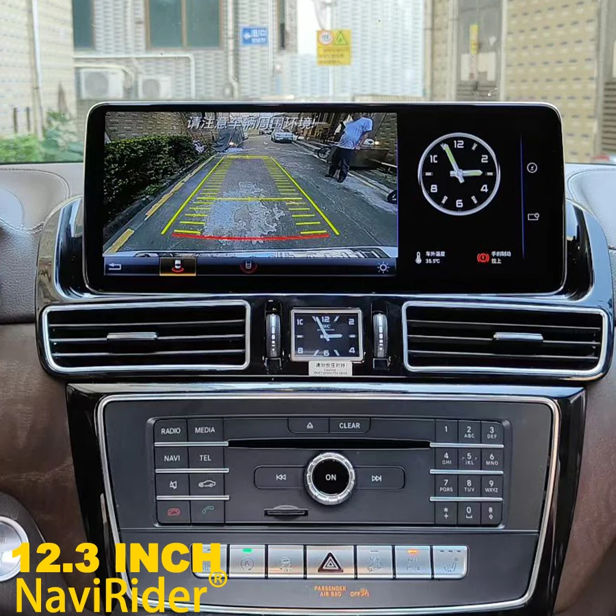 For Mercedes Benz ML GL GLE GLS GLK GLA  W166 X166 2010-2015 Android 13 Car Multimedia Player QLED Screen Wireless Carplay GPS