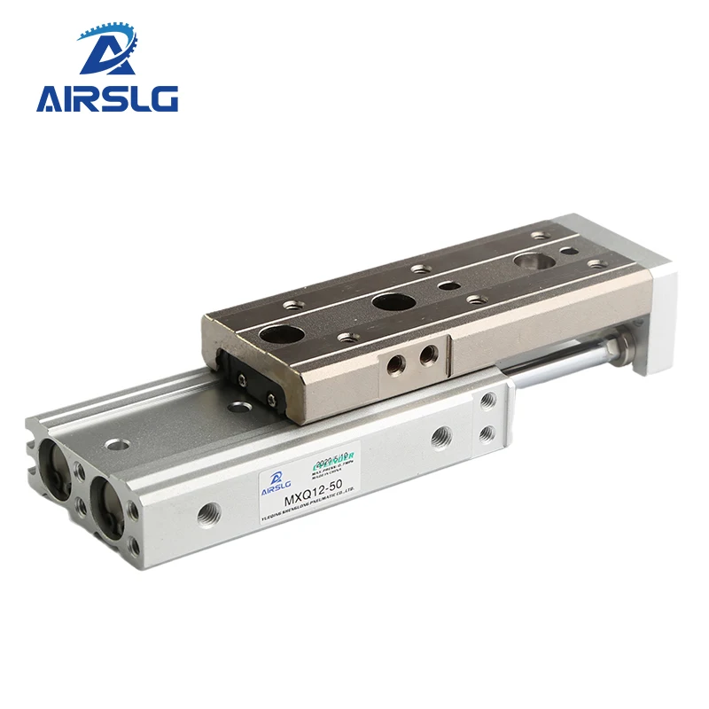 AFR Marke Air Slide Table Dual Rod Rail Slide Air Pneumatikzylinder MXQ Serie MXQ6 MXQ8 MXQ12 MXQ16 MXQ20 MXQ25 Hub 10-150 – Detail 8
