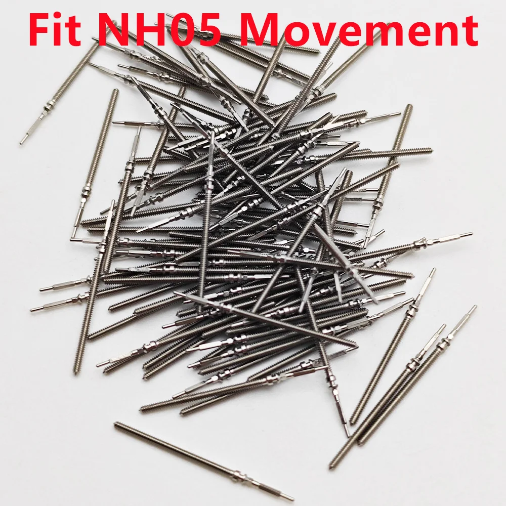 NH05 Stem Watch Crown Stem Stainless Steel Spare Parts Fit NH05 Movement Watch Accessories Parts