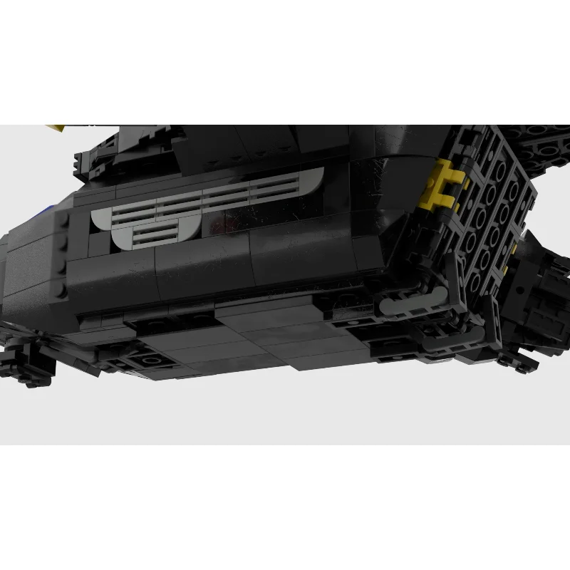 Star Movie Moc Building Bricks Pelican-1 Extraction Shuttle (Helldivers 2) Technology Blocks Christmas DIY Toy Construction Gift