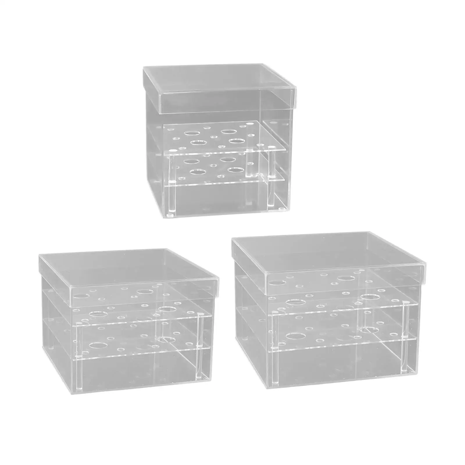 

Clear Acrylic Flower Box Decorative Vase Square Bouquet Centerpieces Florist