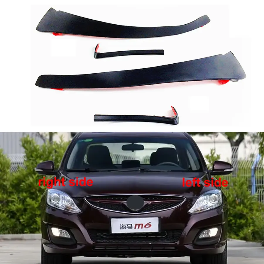 

For Haima M6 Car Accessories Headlight Rubber Sealing Strip Trim Headlamp Decorative Strip Waterproof Pad