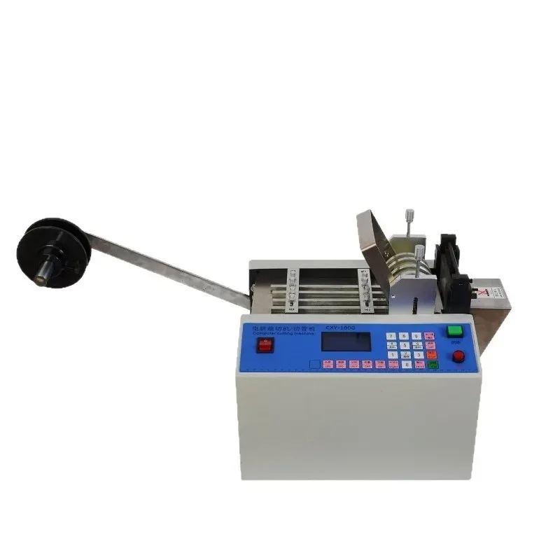 

Automatic Tube Cutter Machine for Rubber Hose PVC Pipe Heat Shrink Silicone Nickel Strip Cutting Equipment