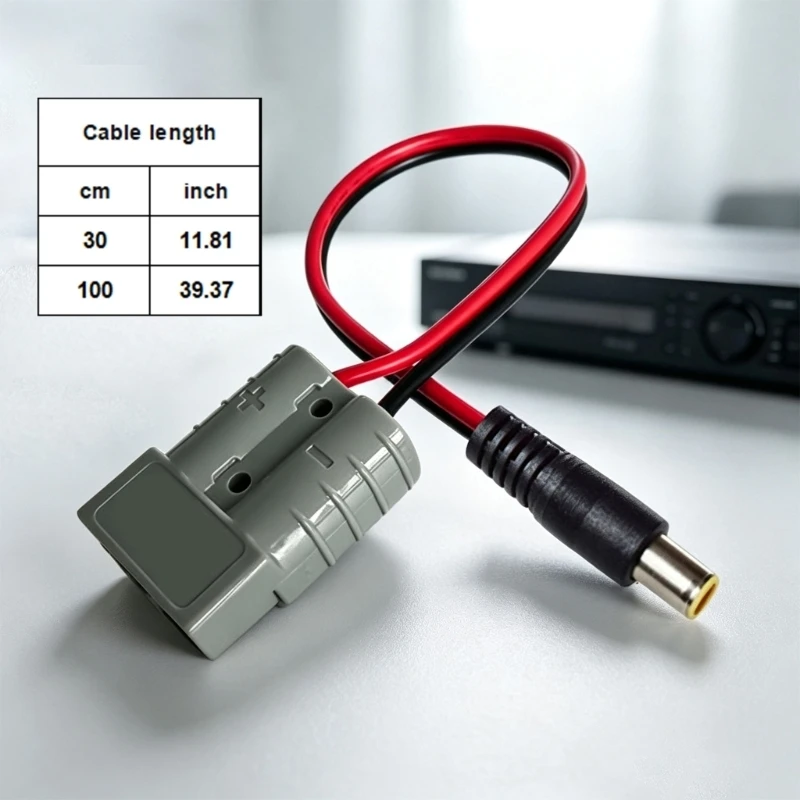 50A SB50 to DC7909 Charging Cable, Tinned Wire Cord for Solar Battery Charging, Outdoor Energy Support and Daily Use H8WD