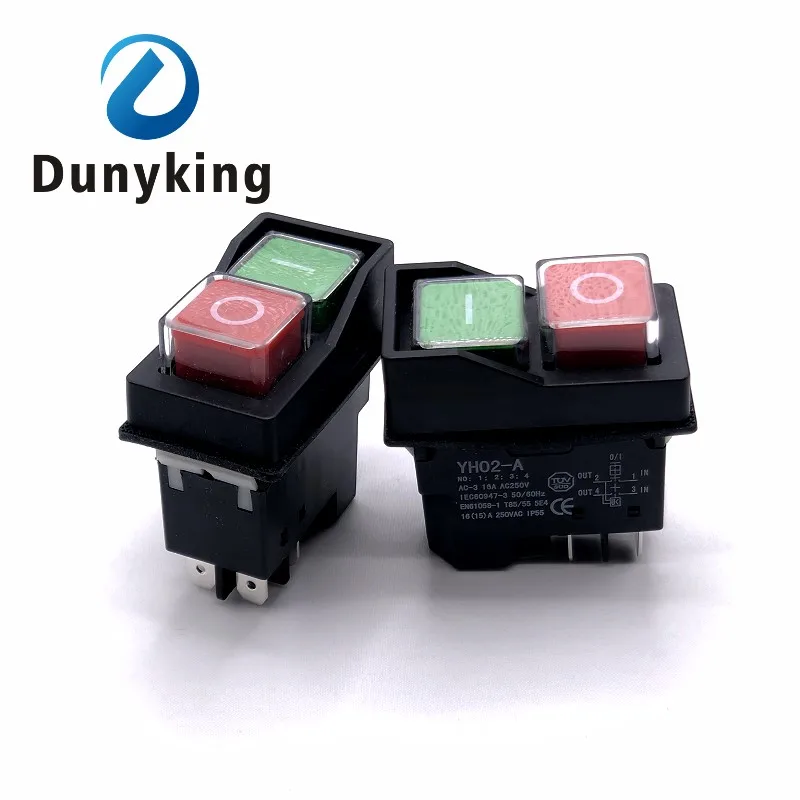 KLD28/KJD17 KLD28A/KJD17A Electromagnetic Starter Push Button Switches Machine Tool Equipment IP55 Waterproof Safety Witch 28A