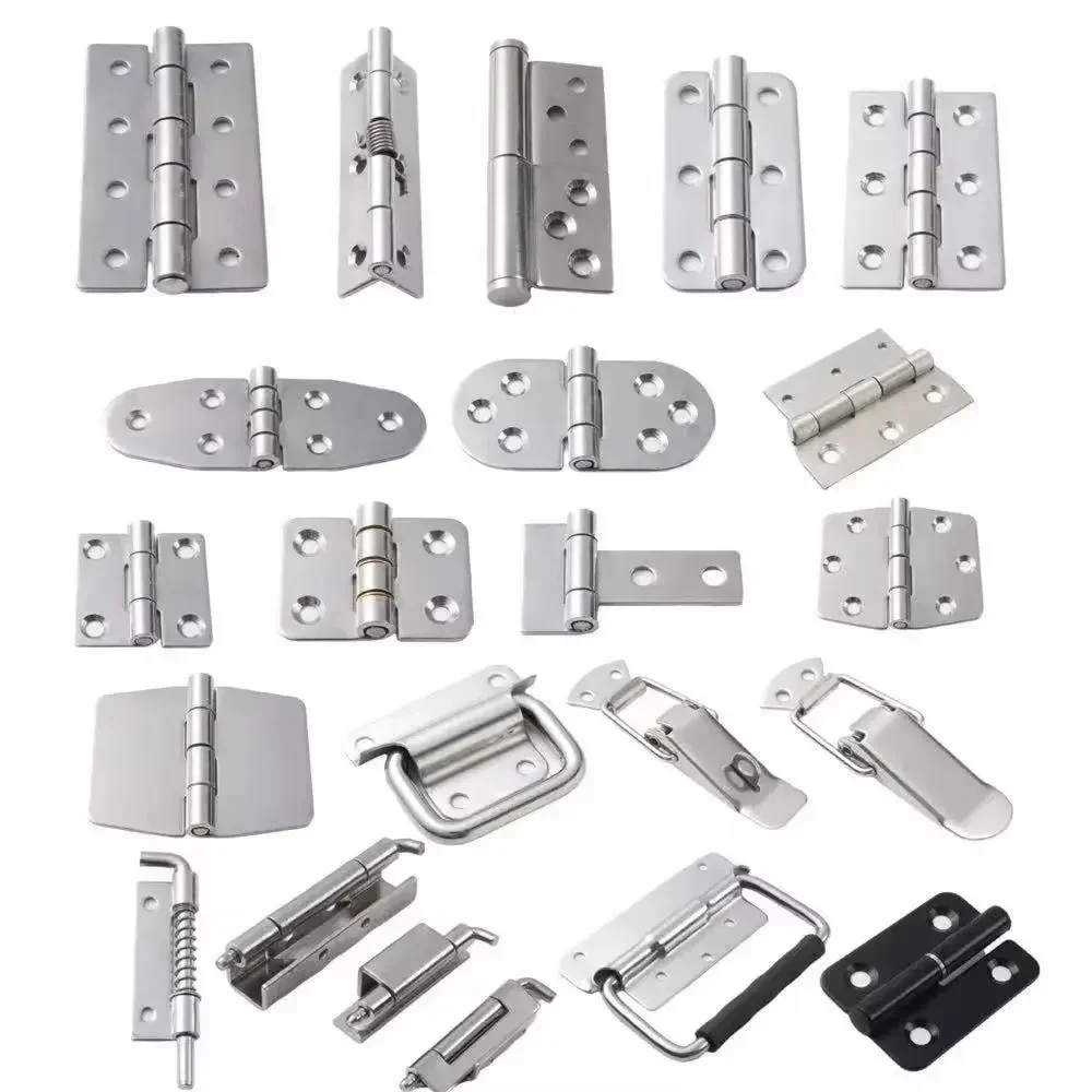 1Pcs Stainless Steel Flat Hinge Cabinet Doors 1 Inch 1.5 Inch 2inch 2.5 Inch 3inch 4inch Windows Hinge Wooden Box Mini Hinge