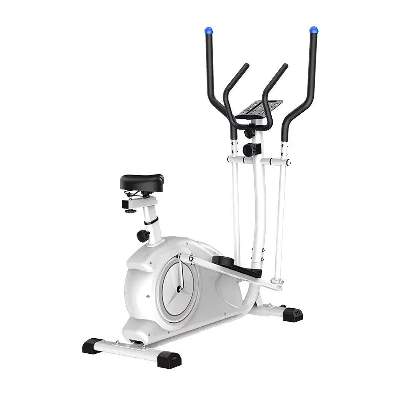 Home Magnetic Recumbent Elliptical Bike - Silent Resistance Control Manual Horizontal Fitness Equipment
